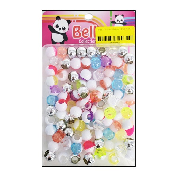 Bello Large Hair Beads - Large Package - Assorted Color Swirl #39980