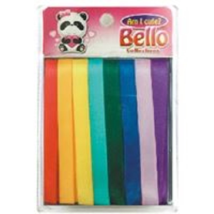 Bello Ribbons 3/8 Inch Pastels - 8 Strips #40932