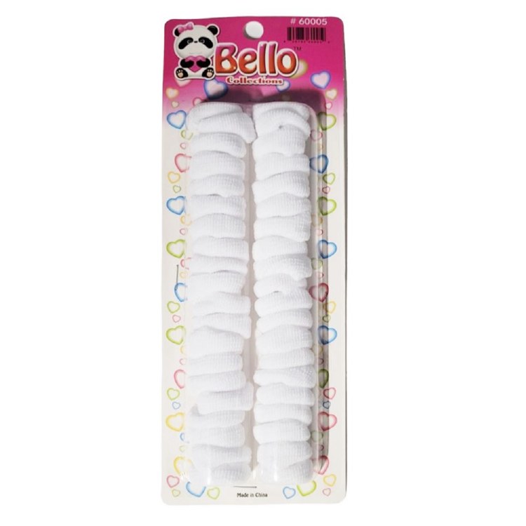 Bello Ponytail Holder - White #60005