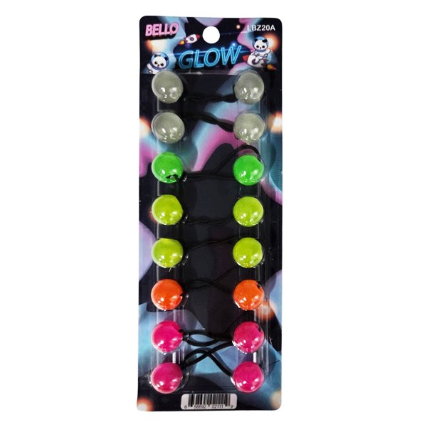 Bello Twin-Bead Hair-Knockers - 20mm - #LBZ20A