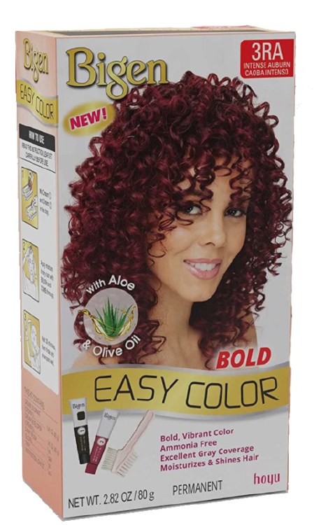 Bigen Easy Color Permanent Hair Dye Kit Auburn #3RA