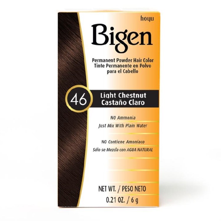 Bigen Permanent Hair Color - #46 - Light Chestnut