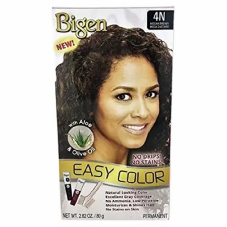 Bigen Easy Color Permanent Hair Dye With Aloe And Olive Oil Mocha Brown 282oz Beauty Depot 7918