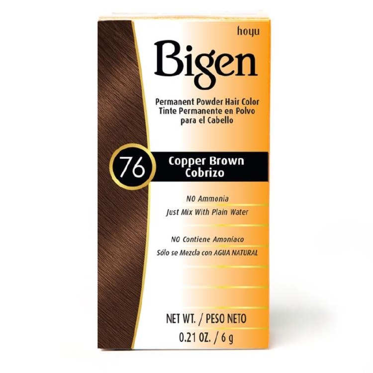 Bigen Permanent Hair Color - #76 - Copper Brown