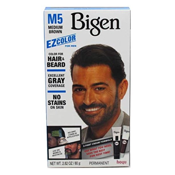 Bigen EZ Hair Color Kit for Men 2.8oz - #M5 - Medium Brown