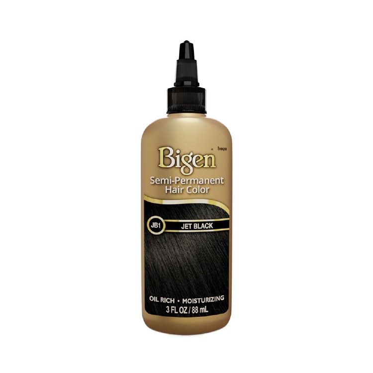 Bigen Semi Permanent Hair Color - #JB1 - Jet Black - 3oz