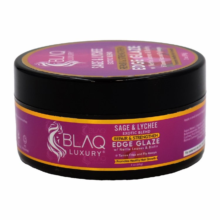 Blaq Luxury Sage & Lychee Edge Glaze 2oz