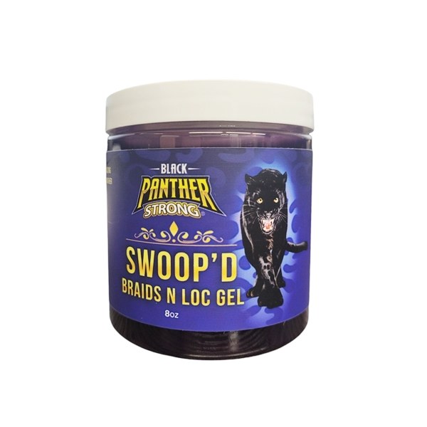 Black Panther Strong Swoop'd Braids N Loc Gel 8oz