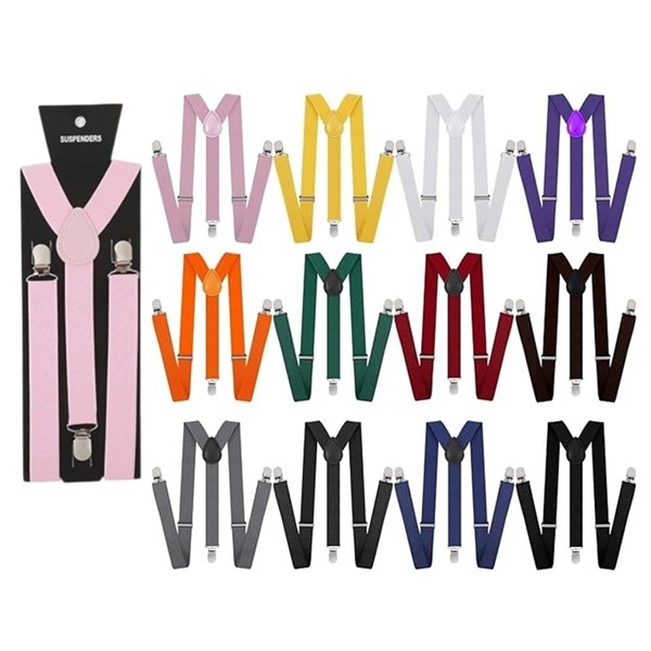 Elastic Y-Back Suspender #BR0535 - Gold