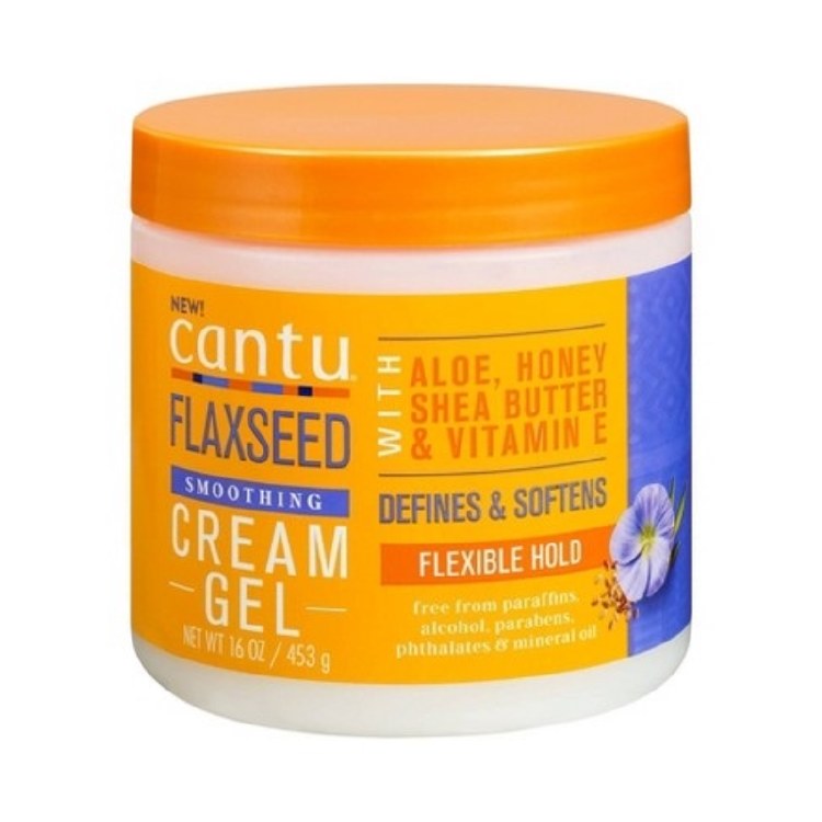 Cantu Cream Gel, Smoothing, Flaxseed, Flexible Hold 16oz