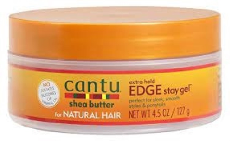 Cantu Shea Butter for Natural Hair Edge Stay Gel Extra Hold 4.5oz