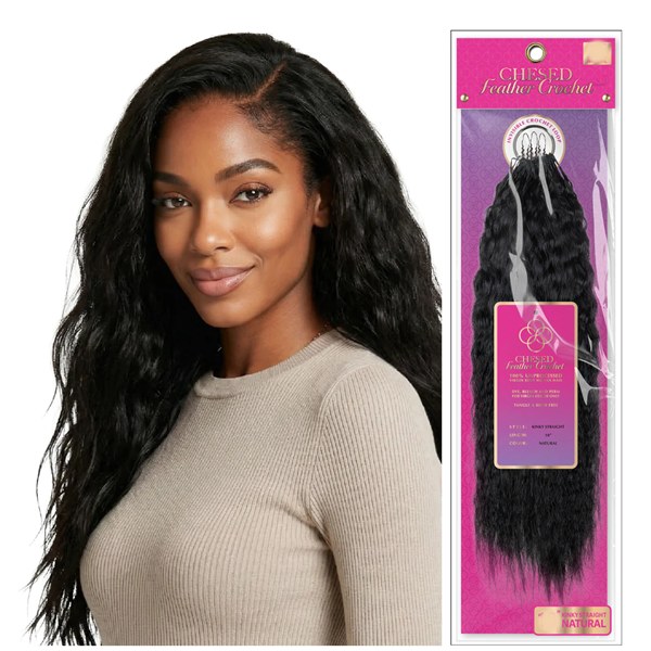Chesed Feather Crochet Wet & Wavy 22 Inch - # NATURAL