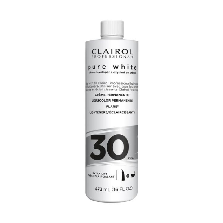 Clairol Professional Pure White 30 Volume Developer 16oz