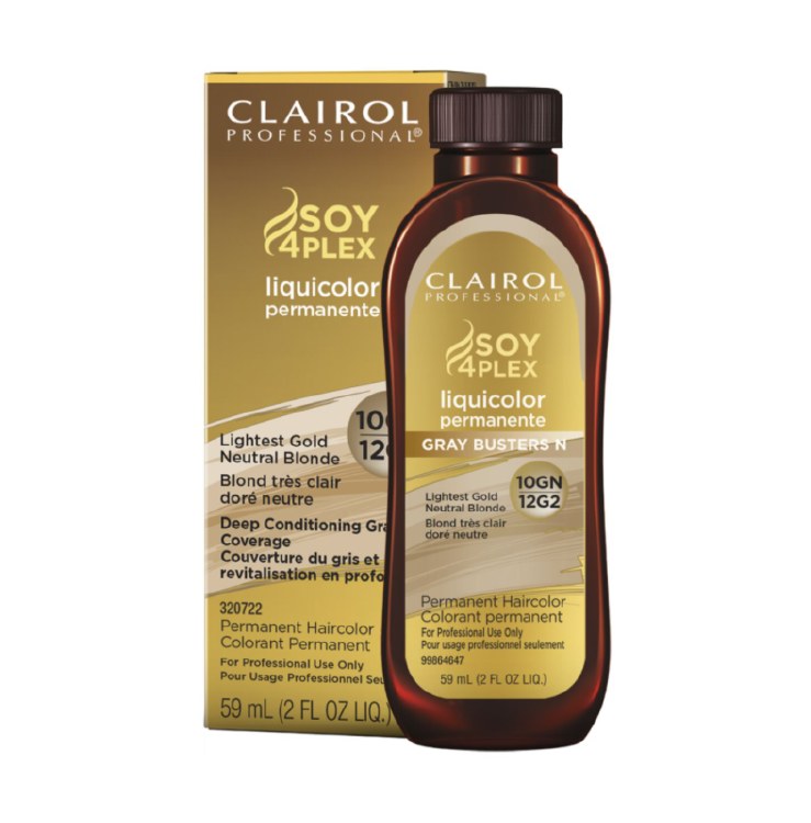 Clairol Soy4Plex LiquiColor Permanent Hair Color - 10GN/12G2 - Lightest Gold Neutral Blonde - 2oz