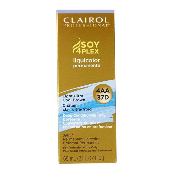 Clairol Soy4Plex LiquiColor Permanente 2oz - 4AA/37D - Light Ultra Cool Brown