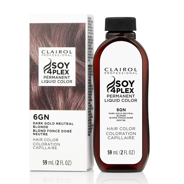 Clairol Soy4Plex LiquiColor Permanente 2oz - 6GN - Dark Gold Neutral Blonde