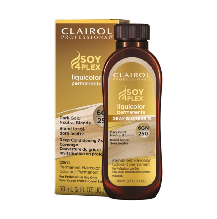 Clairol Soy4Plex LiquiColor Permanent Hair Color - 6GN/25G - Dark Gold Ntrl Blonde - 2oz