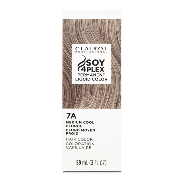Clairol Soy4Plex LiquiColor Permanente 2oz - 7A - Medium Cool Blonde