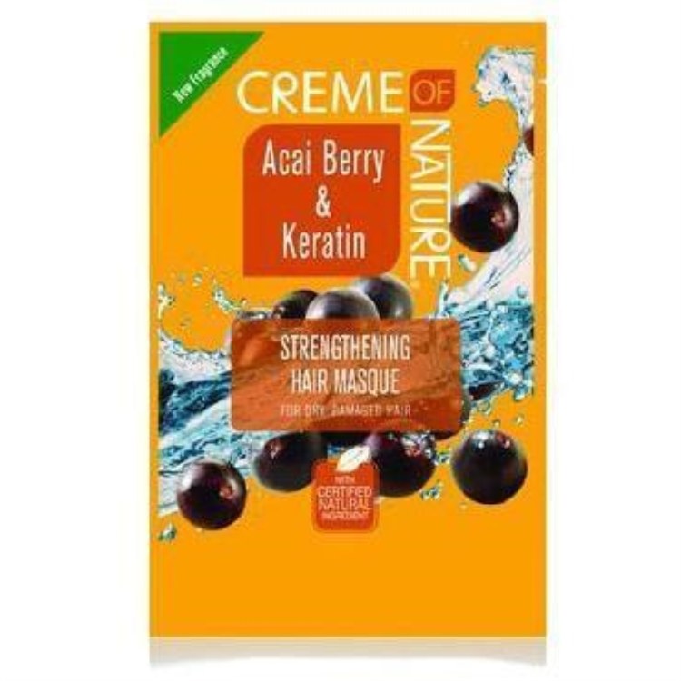 Creme of Nature Acai Berry & Keratin Strengthening Hair Mask 1.75oz