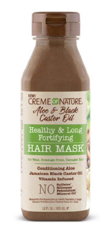 Creme of Nature Aloe & Black Castor Oil Fortifying Hair Mask 12oz