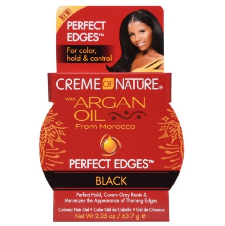 Creme of Nature Argan Oil Perfect Edges 2.25oz - Black