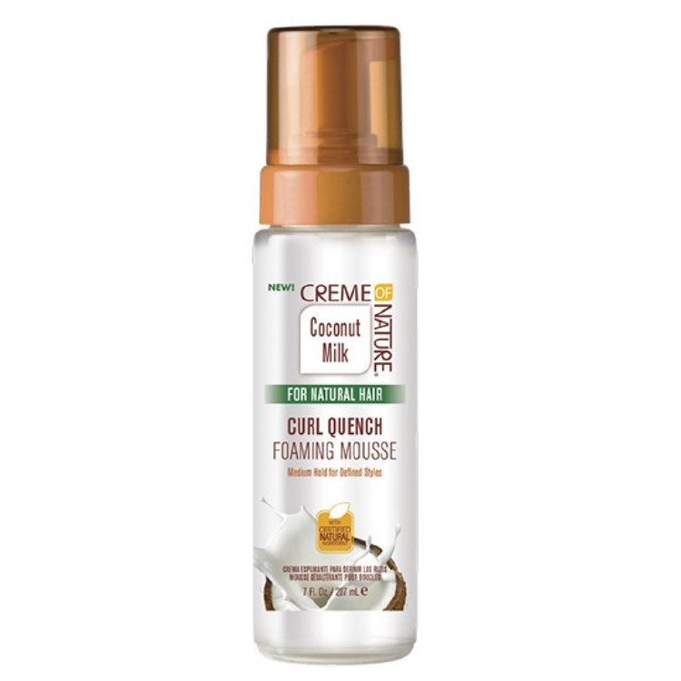 Creme of Nature Coconut MIlk Curl Quench Foaming Mousse 7oz