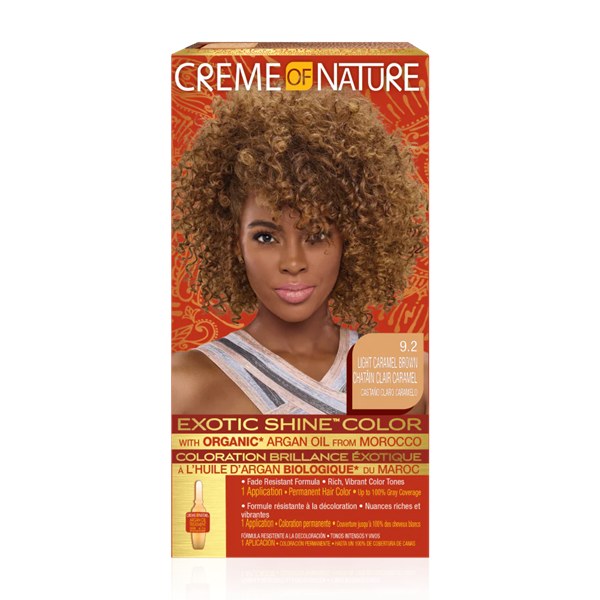 Creme of Nature Exotic Shine Hair Color 9.2 - Light Caramel Brown