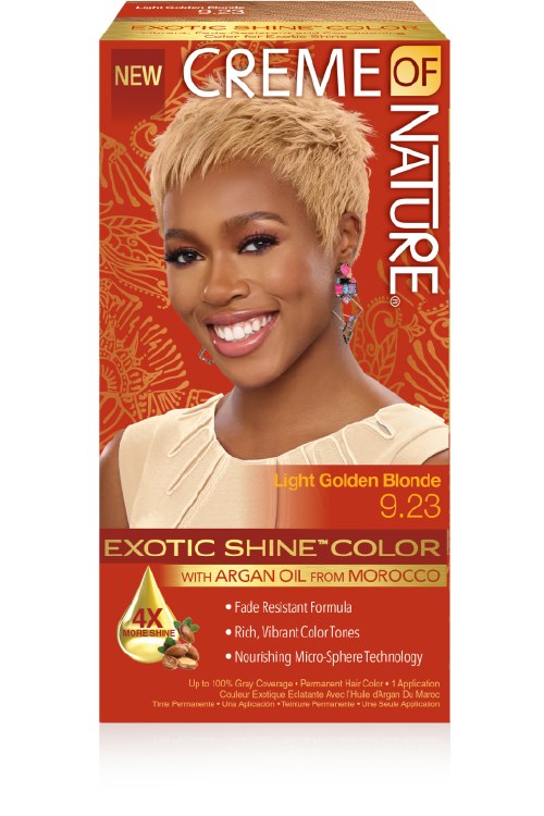 Creme of Nature Exotic Shine Hair Color 9.23 - Light Golden Blonde