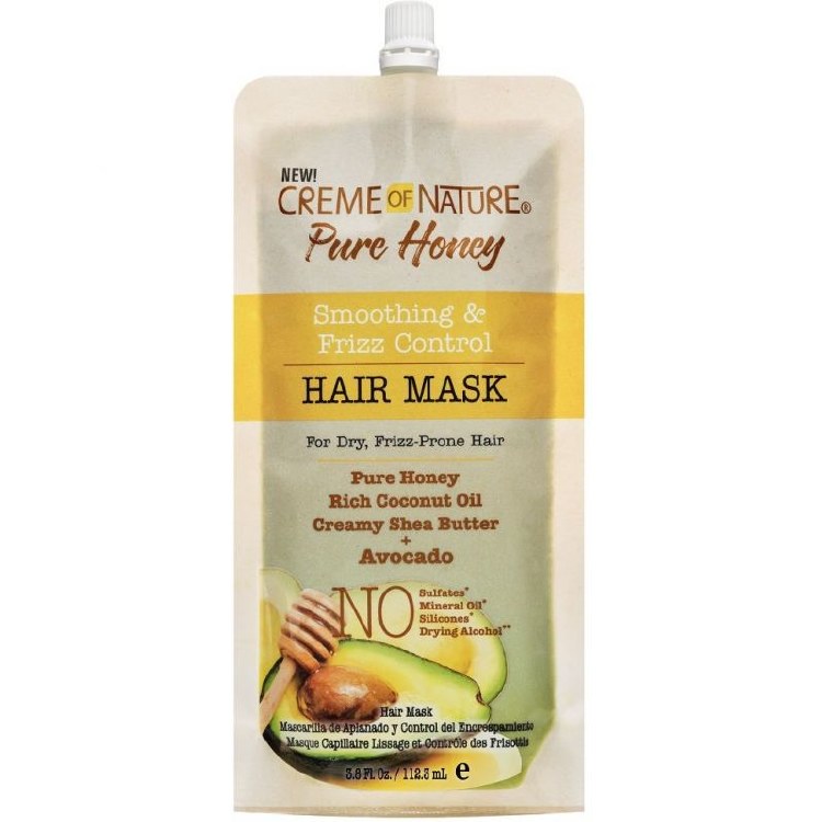 Creme of Nature Pure Honey Smoothing & Frizz Control Hair Mask with Avocado 3.8oz