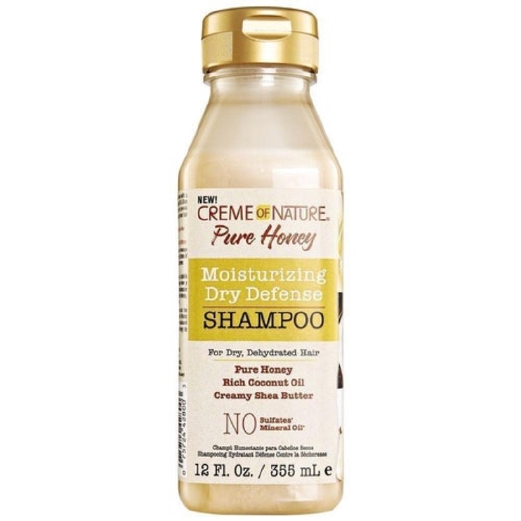 Creme of Nature Pure Honey Moisturizing Dry Defense Shampoo 12oz