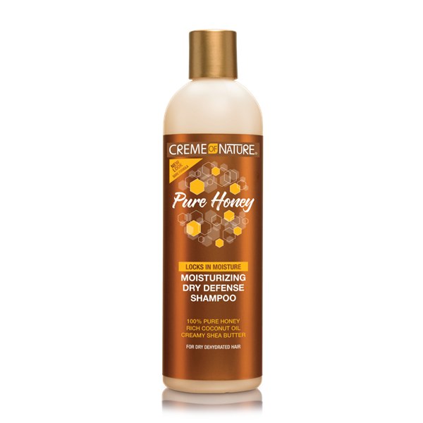 Creme of Nature Pure Honey Moisturizing Dry Defense Shampoo 12oz