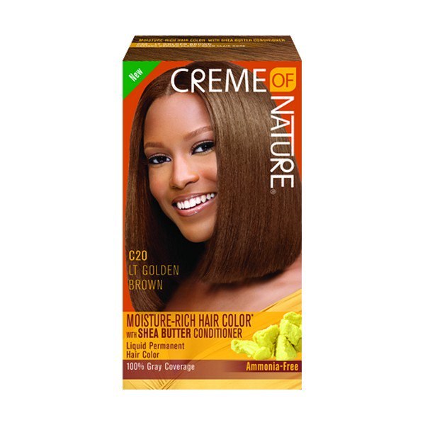 Creme of Nature Liquid Permanent Hair Color C20 - Light Golden Brown