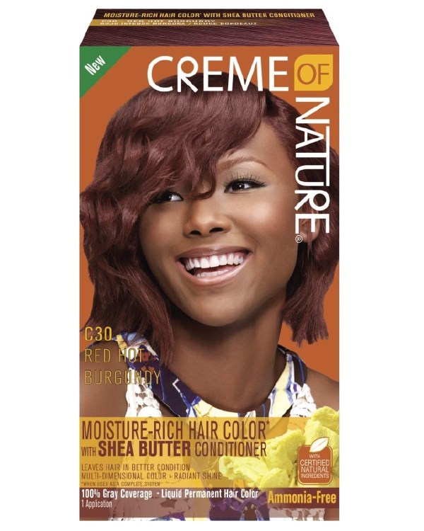 Creme of Nature Liquid Permanent Hair Color C30 - Red Hot Burgundy