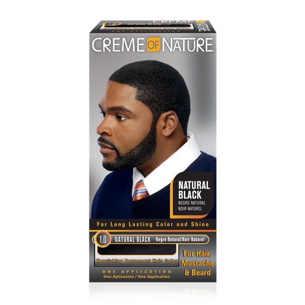 Creme of Nature Certified Natural Men's Gel Hair Color - 1.0 Natural Black