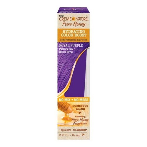 Creme of Nature Pure Honey Color Boost Royal Purple 3oz