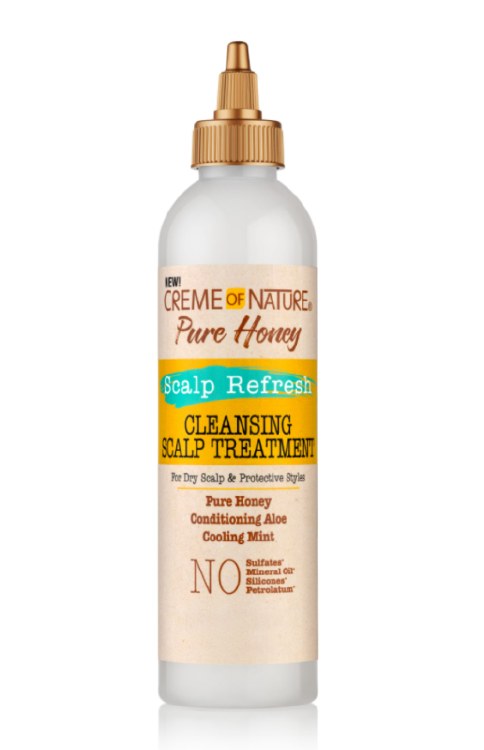 Creme of Nature Pure Honey Scalp Refresh Cleansing Scalp Treatment 8oz