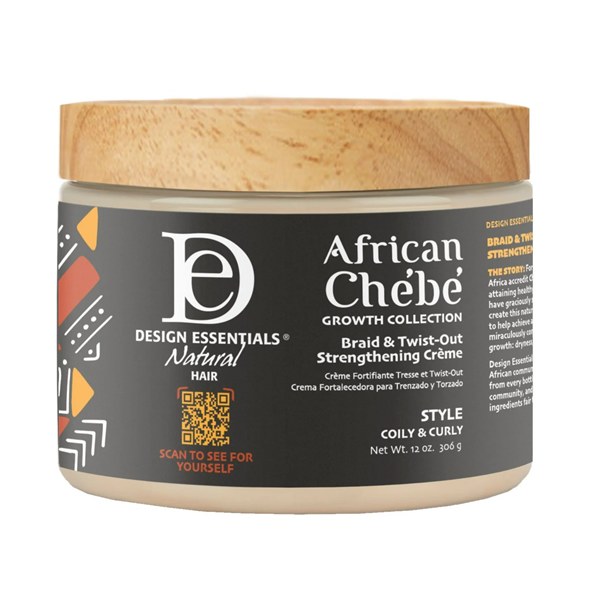 Design Essentials African Chebe Braid & Twist-Out Strengthening Creme 12oz