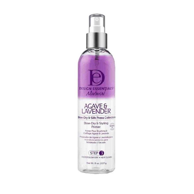 Design Essentials Agave & Lavender Moisturizing Blow-Dry & Styling Primer 8oz