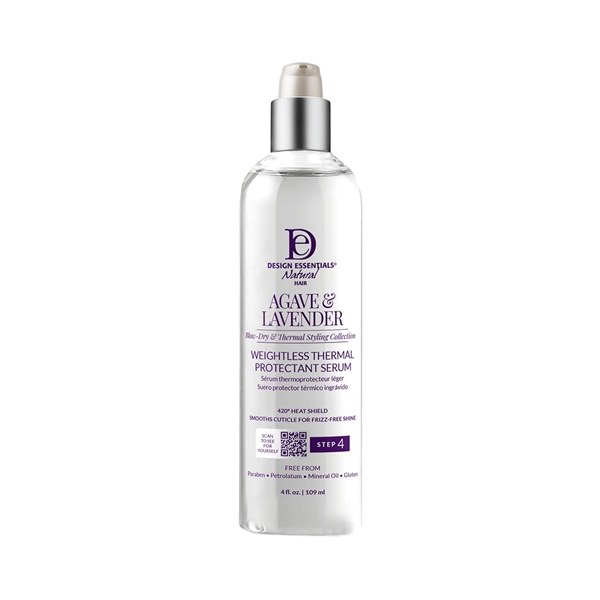 Design Essentials Agave & Lavender Thermal Protectant Serum 4oz
