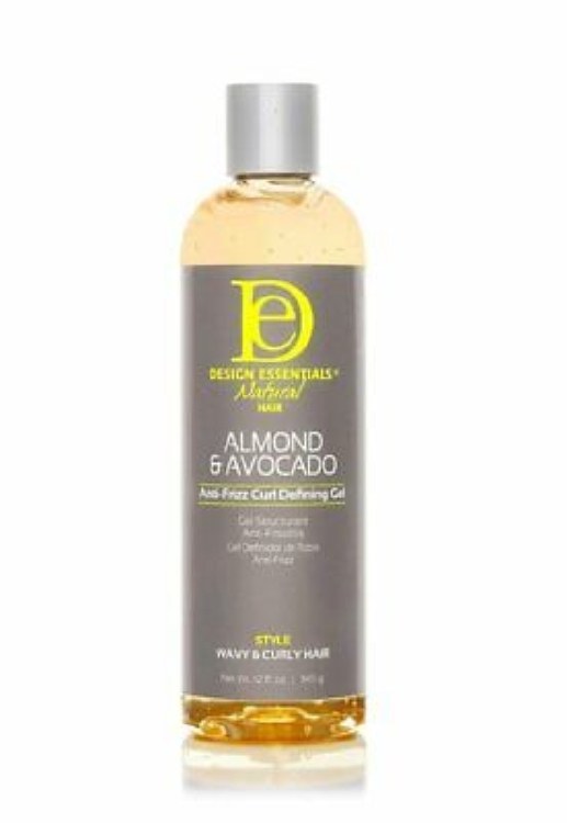 Design Essentials Natural Almond & Avocado Anti-Frizz Curl Defining Gel 12oz