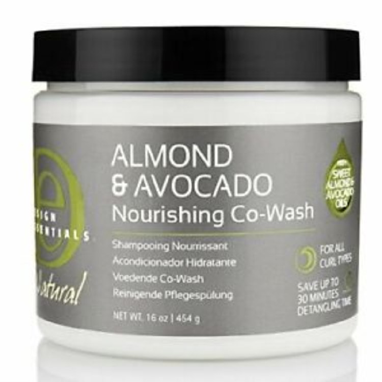 Design Essentials Natural Almond & Avocado Nourishing Co-Wash 16oz