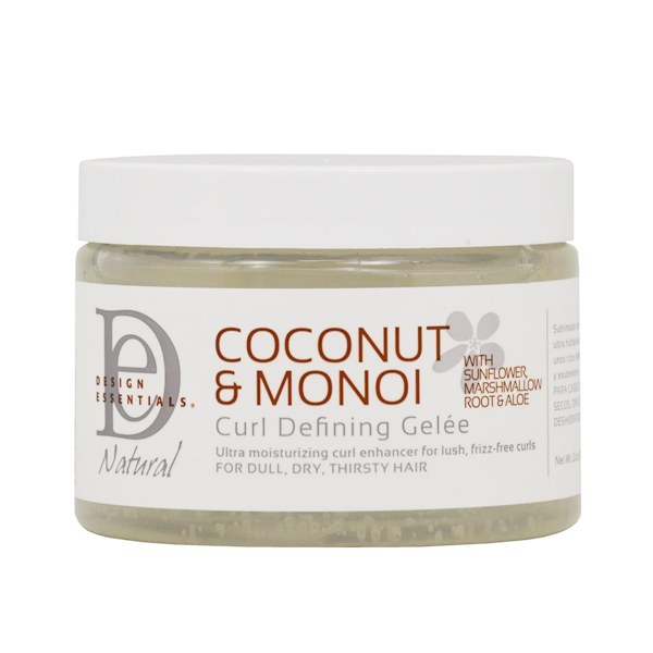 Design Essentials Coconut & Monoi Curl Defining Gelee 12oz