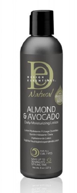 Design Essentials Natural Almond & Avocado Daily Moisturizing Lotion 8oz