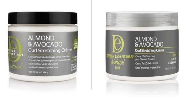 Design Essentials Natural Almond & Avocado Curl Stretching Creme 16oz