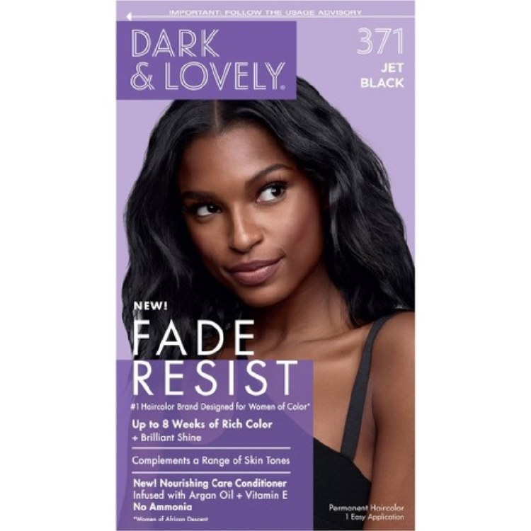 Dark & Lovely Permanent Hair Color #371 - Jet Black