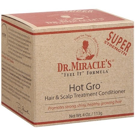 Dr Miracle's Hot Gro Hair & Scalp Treatment Conditioner Super Strength 4oz