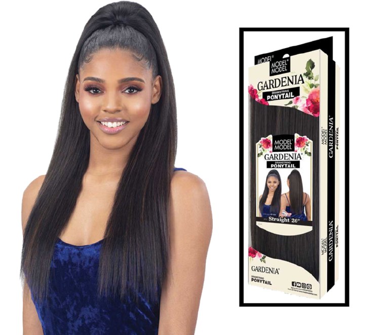 Drawstring Ponytail Gardenia Straight 26 Inch - # 1