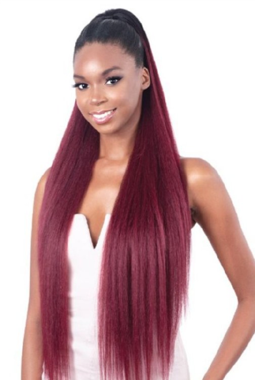 Drawstring Ponytail Gardenia Straight 36 Inch - # OT613