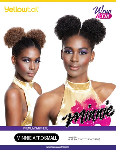 Yellowtail Ponytail Minnie Afro - Small