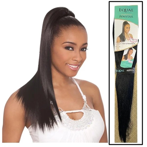 Equal Drawstring Ponytail Yaky Straight 18 Inch - # OM8643
